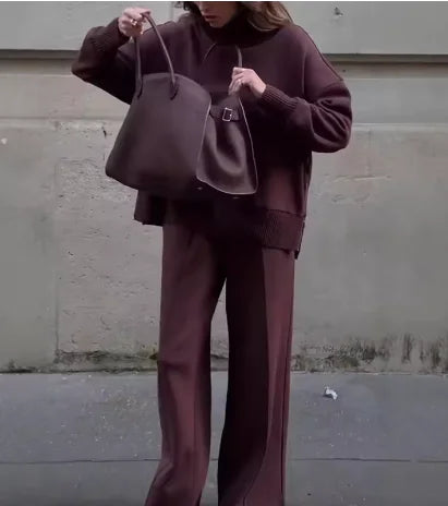 Alessandra Elegant Versatile Knit Sweater Set (One Set)